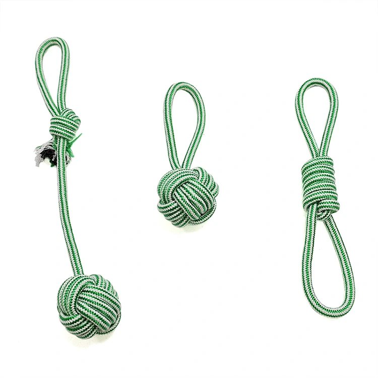 3 pacchetti da cucciolo masticare un giocattolo di corda per cani