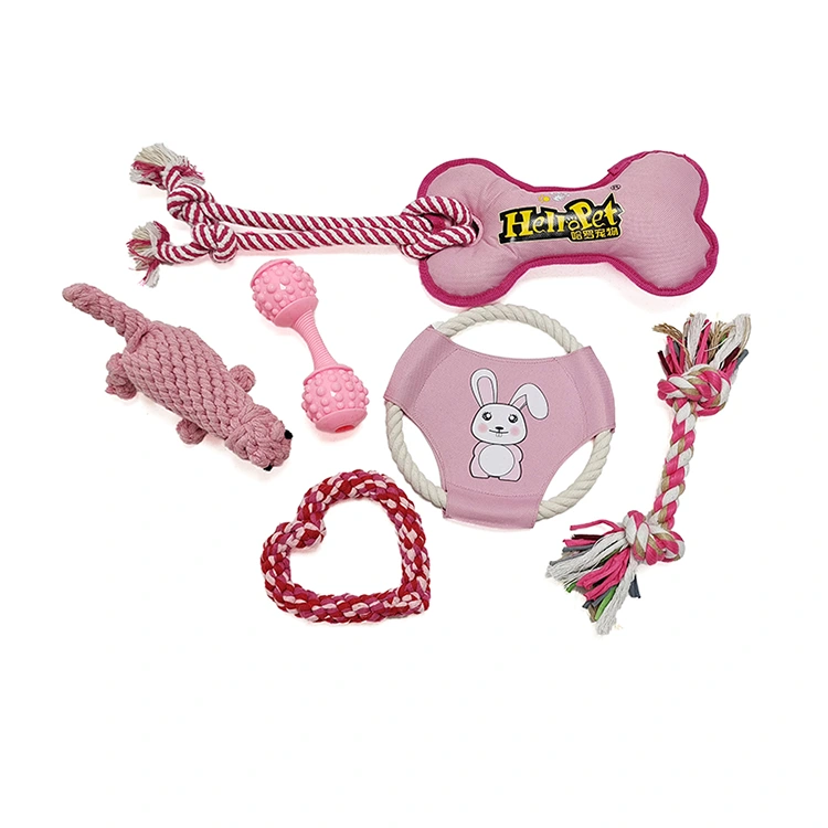 Set di giocattoli per animali domestici rosa