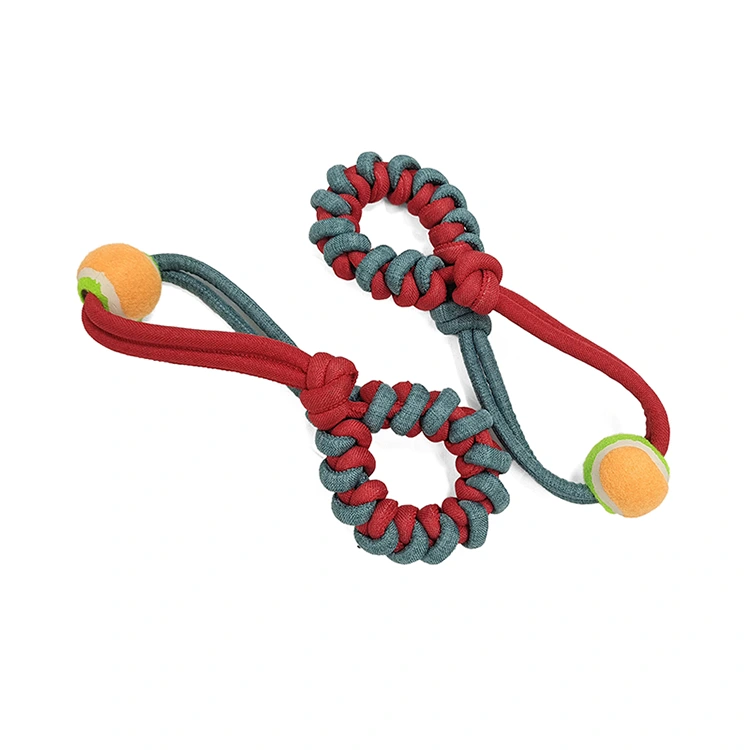 Giocattoli in corda di cotone a sfera da tennis